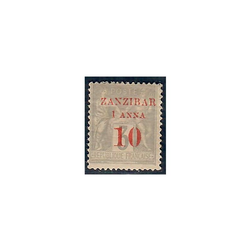 Lot A5626 - Zanzibar - N°13 Neuf * Qualité TB