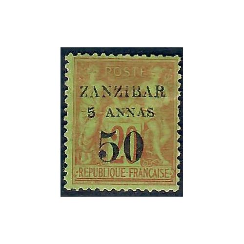 Lot A5627 - Zanzibar - N°15 Neuf * Qualité TB