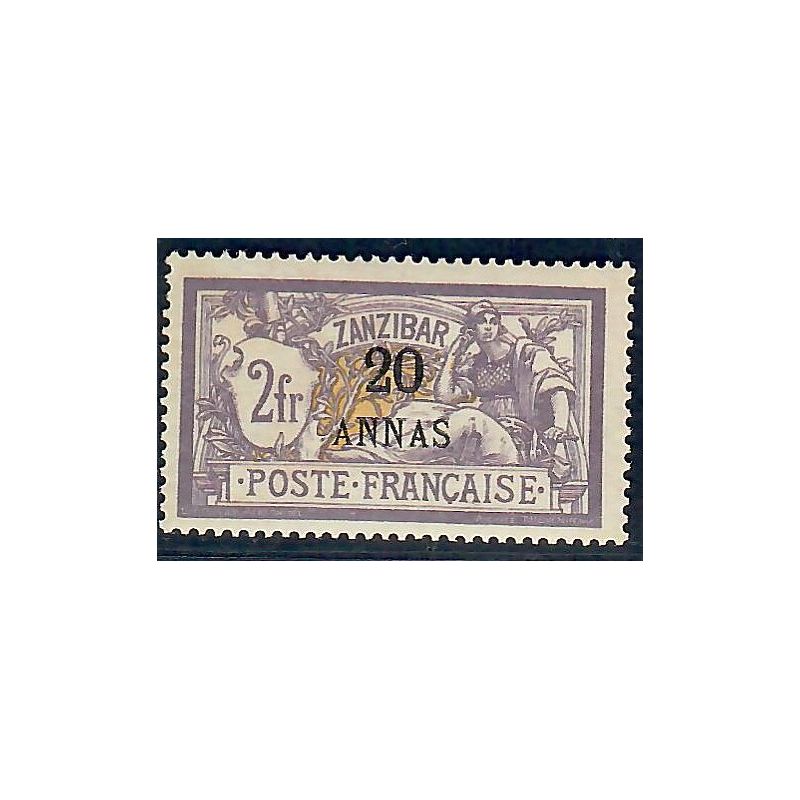 Lot A5637 - Zanzibar - N°56 Neuf * Qualité TB