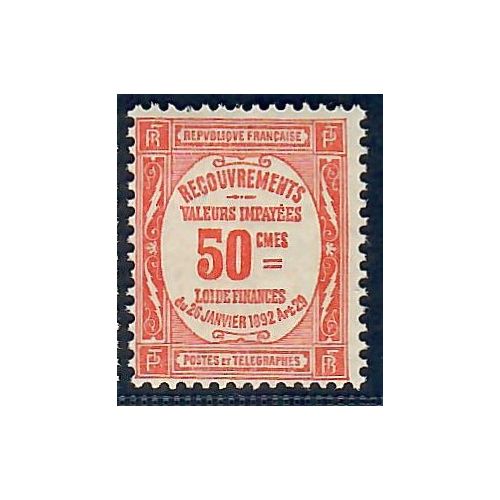 Lot A5927 - Taxe - N°47 Neuf * Qualité TB