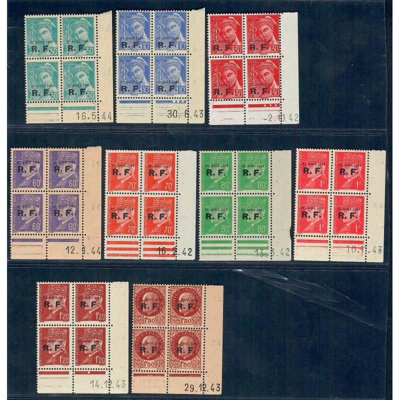 Lot A6360 - Libération - N°1/9 Neuf ** Luxe