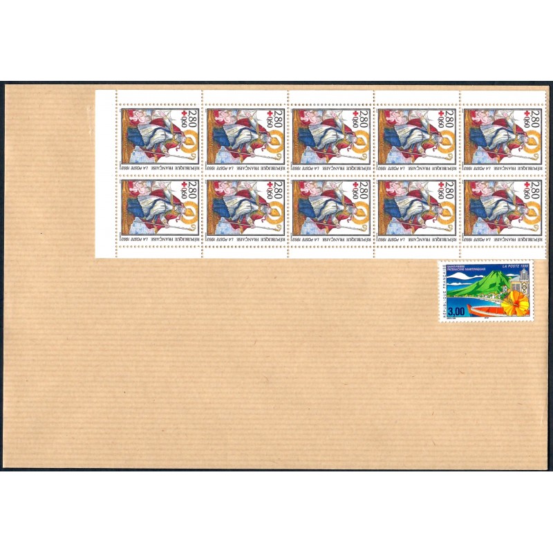 NOUVEAUTE - 50 Lettres France 250g (4,72€) - Pack de timbre pour affranchissement - Tarif 2025