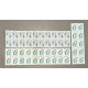 Lot de faciale 100 timbres TVP vert 100g (3,10€) Tarif 2026