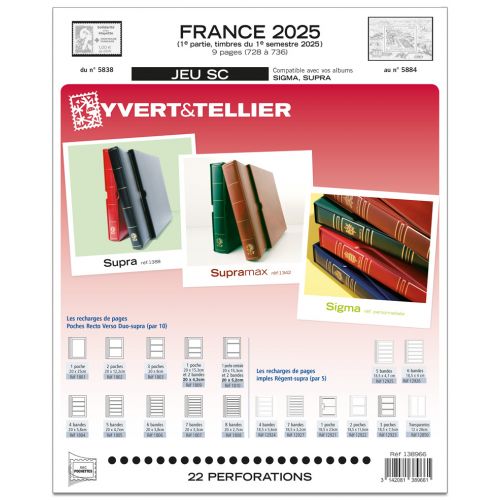 PRECOMMANDE - Jeux SC France 2025 1e Semestre