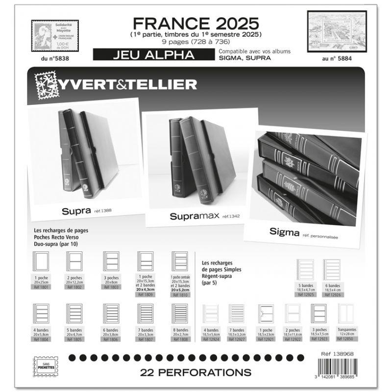 PRECOMMANDE - Jeux Alpha France 2025 1e Semestre