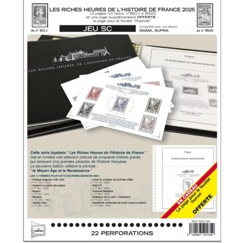 LES RICHES HEURES DE L´HISTOIRE DE FRANCE SC : 2025