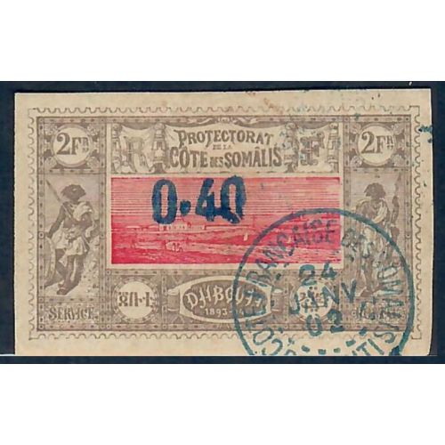 Lot A6547 - Côte des somalis - N°25 - Oblitéré Qualité TB