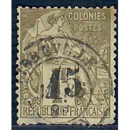Lot A6561 - Gabon - N°7 - Oblitéré Qualité ST