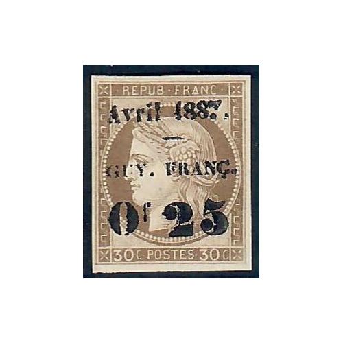 Lot A6577 - Guyane - N°5 - Neuf (*) sans gomme