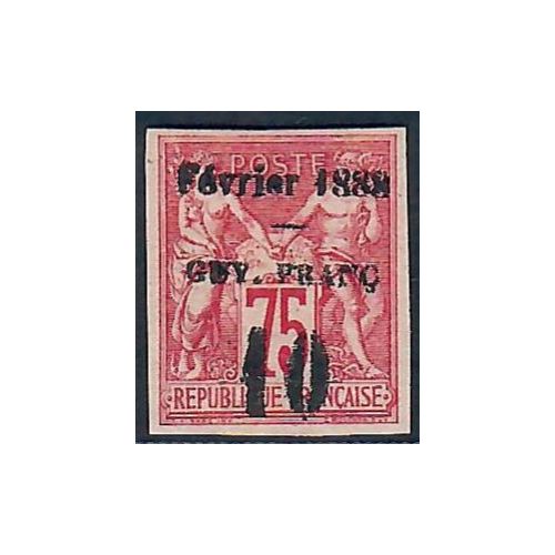 Lot A6581 - Guyane - N°9 - Neuf * Qualité TB