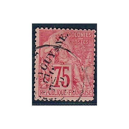 Lot A6589 - Guyane - N°27 - Oblitéré Qualité TB