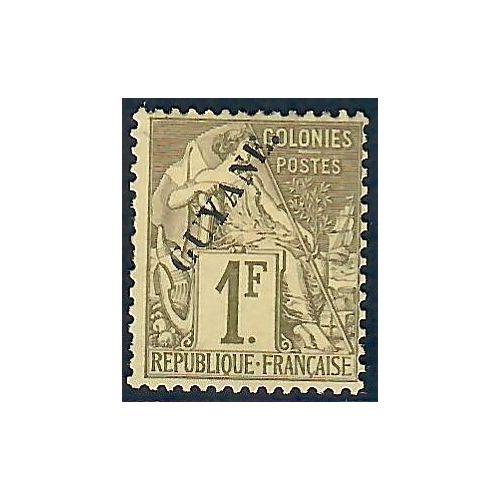 Lot A6590 - Guyane - N°28 - Neuf * Qualité TB