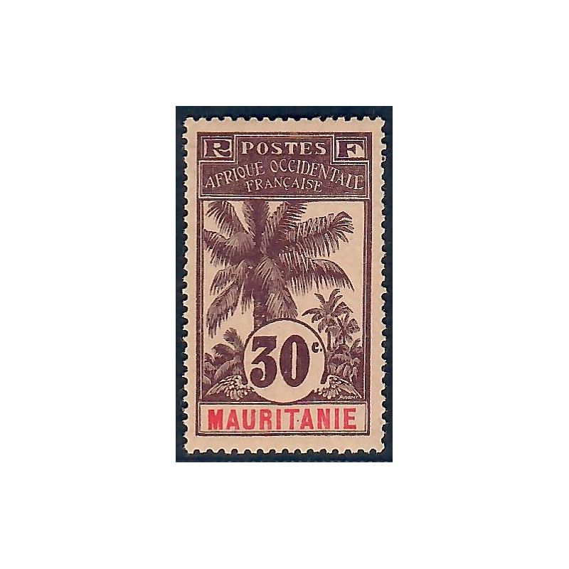 Lot A6633 - Mauritanie - N°8 - Neuf * Qualité TB