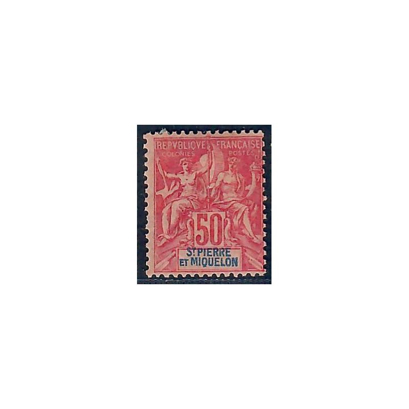 Lot A6664 - St Pierre et Miquelon - N°69 - Neuf * Qualité TB
