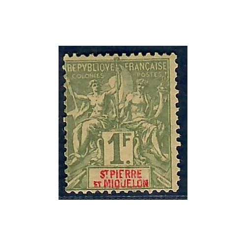 Lot A6665 - St Pierre et Miquelon - N°71 - Neuf * Qualité TB