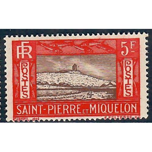 Lot A6667 - St Pierre et Miquelon - N°157 - Neuf ** Luxe