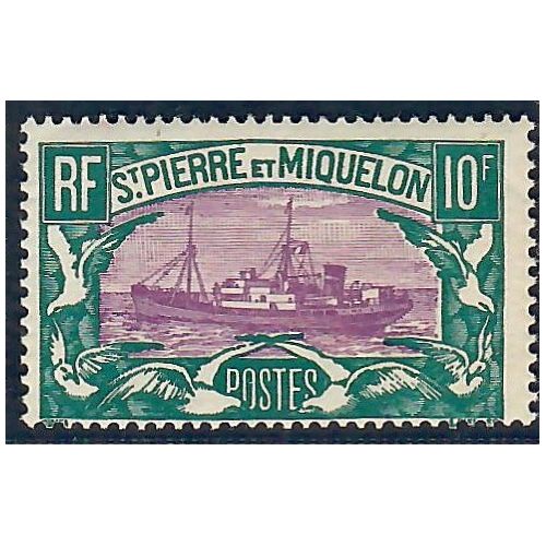 Lot A6668 - St Pierre et Miquelon - N°158 - Neuf ** Luxe
