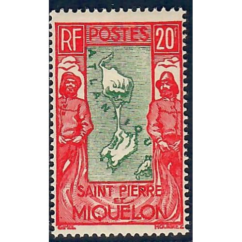 Lot A6669 - St Pierre et Miquelon - N°159 - Neuf * Qualité TB