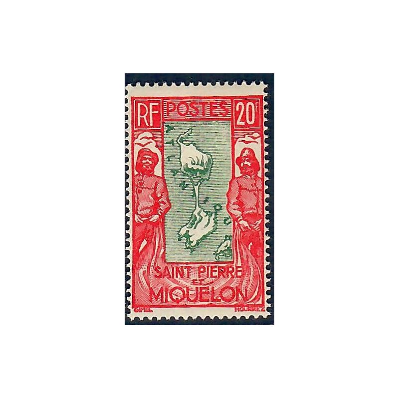 Lot A6669 - St Pierre et Miquelon - N°159 - Neuf * Qualité TB