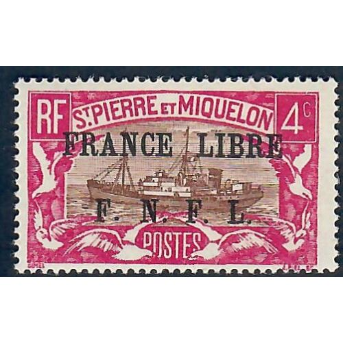 Lot A6671 - St Pierre et Miquelon - N°235 - Neuf * Qualité TB