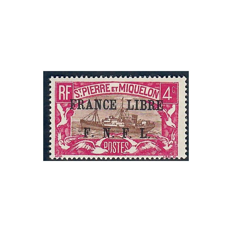 Lot A6671 - St Pierre et Miquelon - N°235 - Neuf * Qualité TB