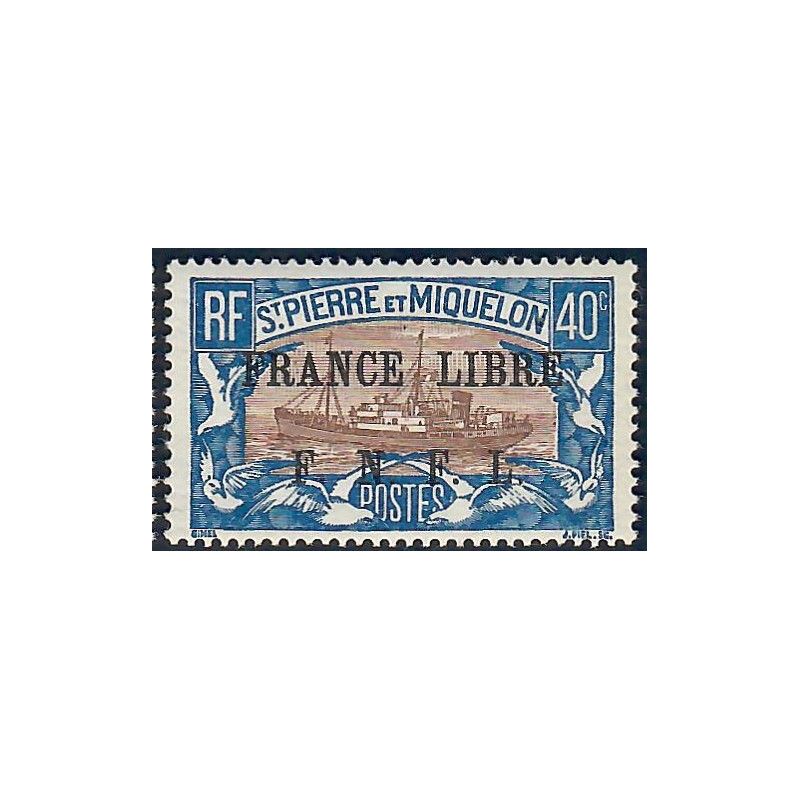 Lot A6673 - St Pierre et Miquelon - N°237 - Neuf ** Luxe