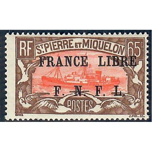 Lot A6676 - St Pierre et Miquelon - N°240 - Neuf ** Luxe