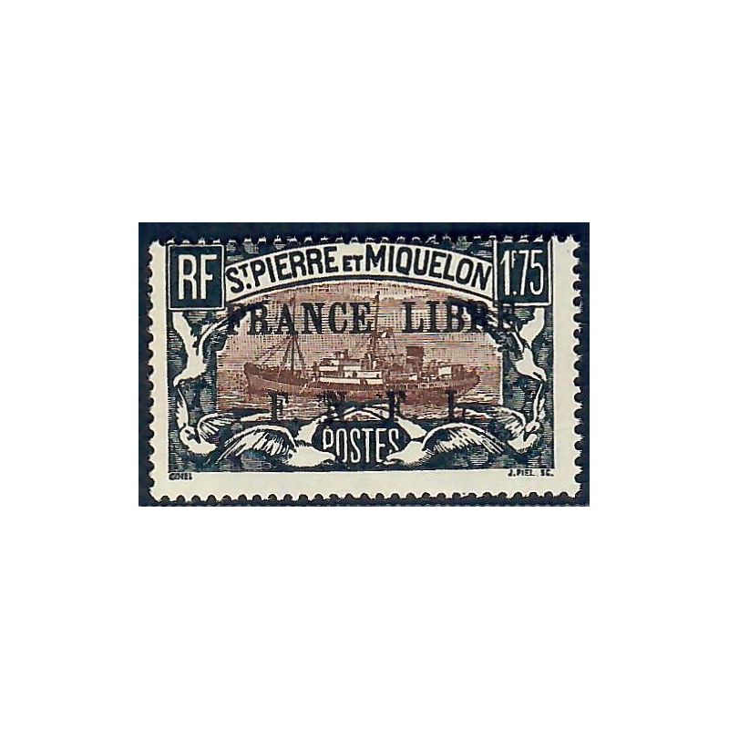 Lot A6678 - St Pierre et Miquelon - N°242 - Neuf ** Luxe
