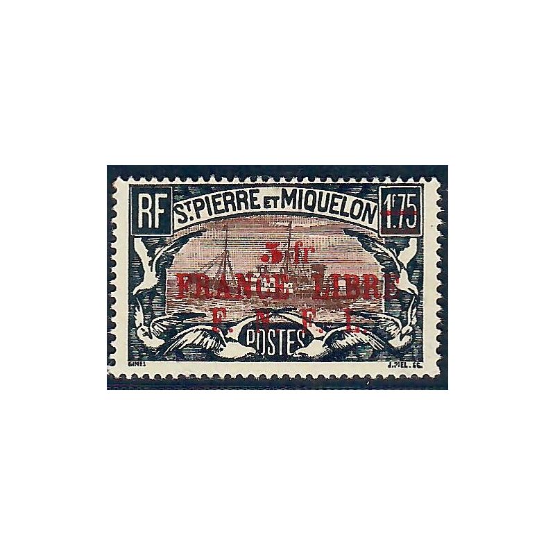 Lot A6681 - St Pierre et Miquelon - N°245 - Neuf * Qualité TB