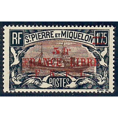 Lot A6682 - St Pierre et Miquelon - N°245 - Neuf * Qualité TB