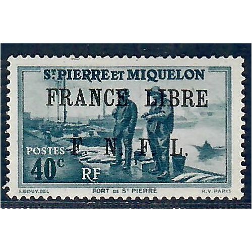 Lot A6686 - St Pierre et Miquelon - N°255 - Neuf ** Luxe