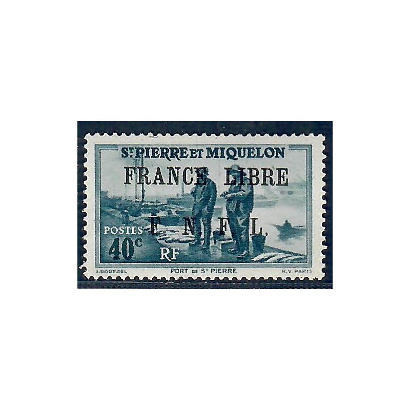 Lot A6686 - St Pierre et Miquelon - N°255 - Neuf ** Luxe