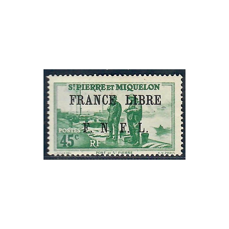 Lot A6687 - St Pierre et Miquelon - N°256 - Neuf * Qualité TB