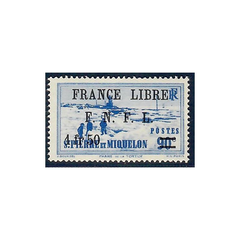 Lot A6702 - St Pierre et Miquelon - N°277 - Neuf ** Luxe