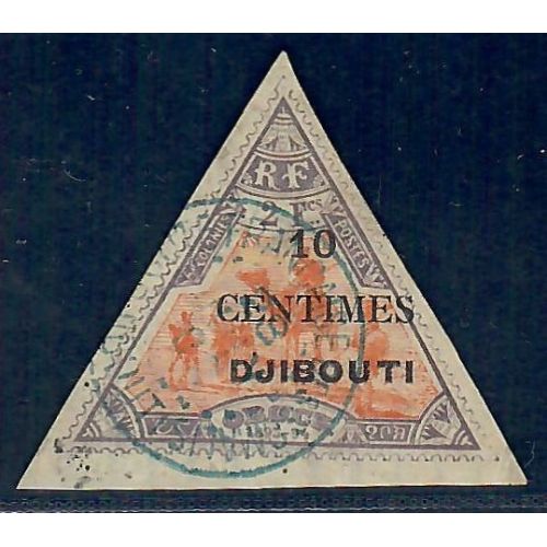 Lot A6769 - Côte des Somalis - N°32 - Oblitéré Qualité B