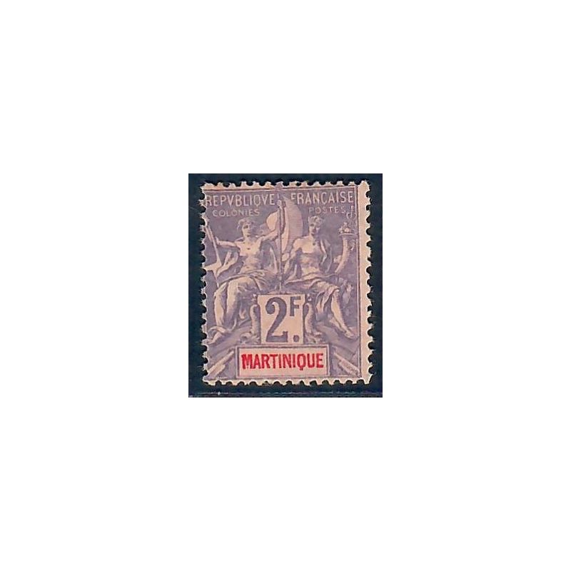 Lot A6802 - Martinique - N°50 - Neuf * Qualité TB