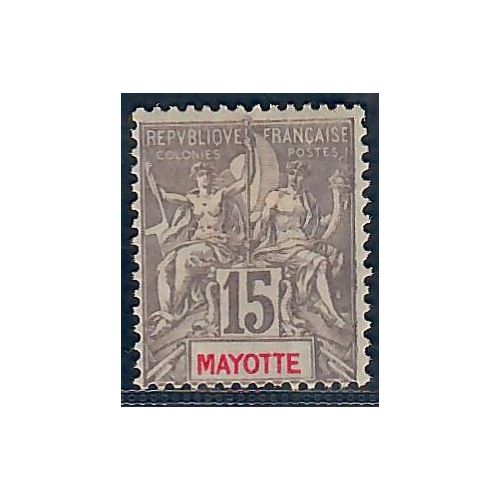Lot A6808 - Mayotte - N°16 - Neuf * Qualité TB