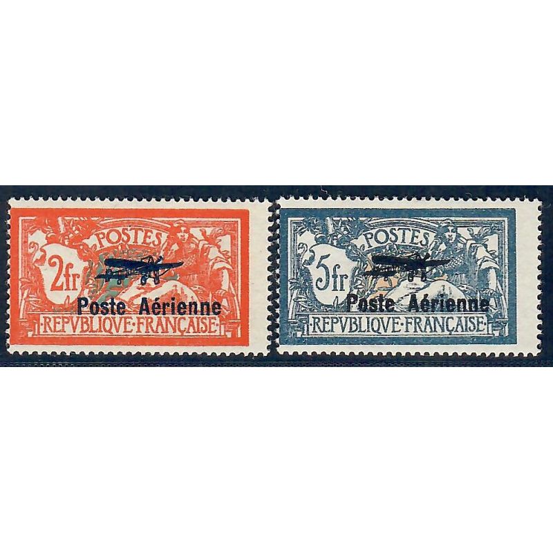 Lot A6995 - Poste aérienne - N°PA1/2 Neuf * Qualité TB