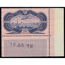 Lot A7004 - Poste aérienne - N°PA15 Neuf ** Luxe