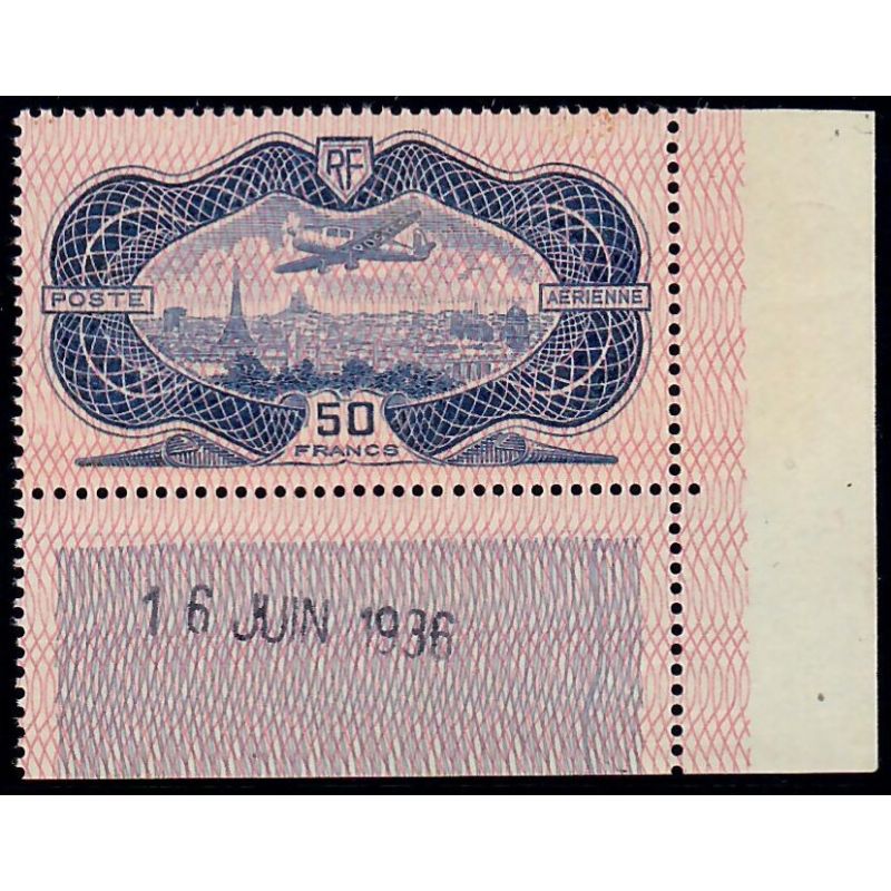 Lot A7004 - Poste aérienne - N°PA15 Neuf ** Luxe