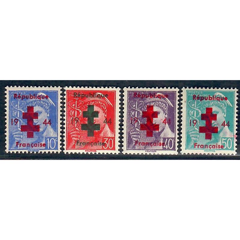 Lot A7045 - Libération Provins - N°1,3,5,7M *