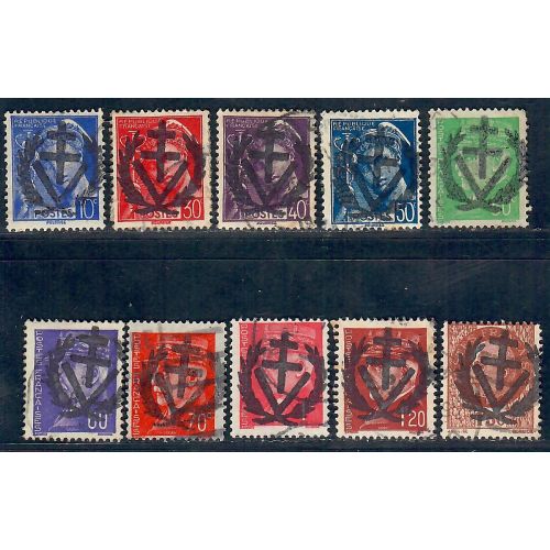 Lot A7049 - Libération Alençon - N°1/10 Obl