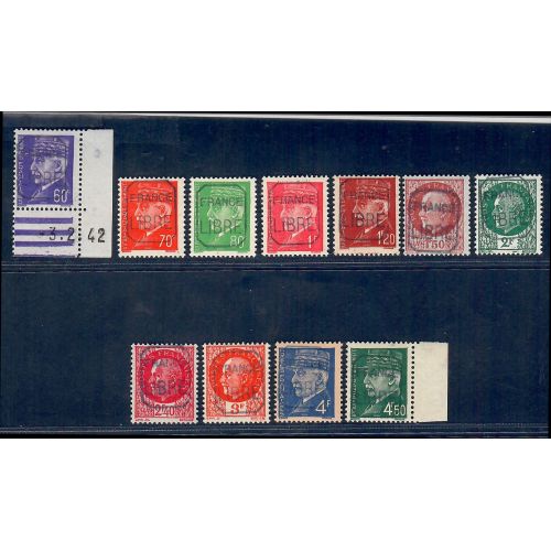 Lot A7081 - Libération Nevers - N°1/11FAUX