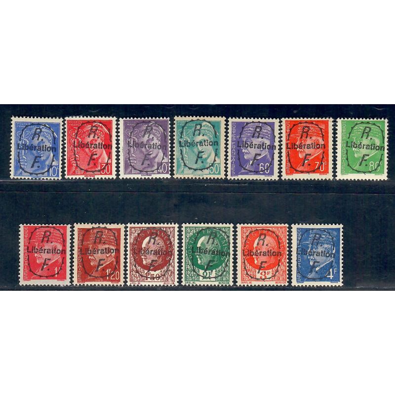 Lot A7053 - Libération Dreux - N°1/13 **