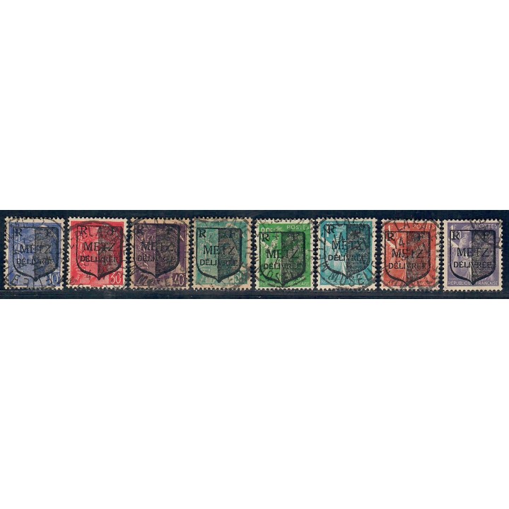 Lot A7054 - Libération Metz - N°1/8 Obl