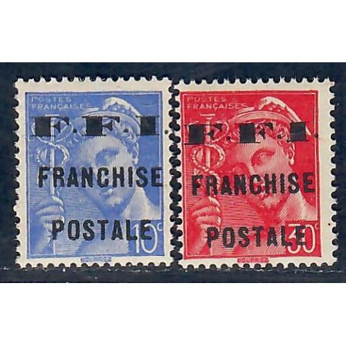 Lot A7102 - Libération Mauriac - N°1M/2M *