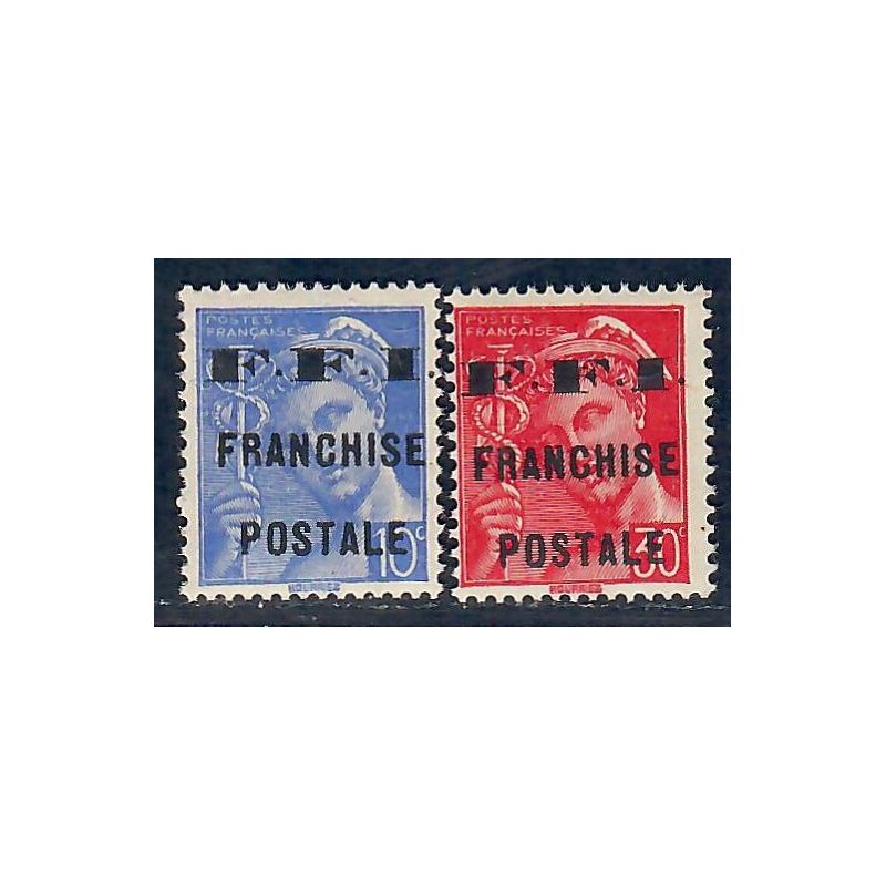 Lot A7102 - Libération Mauriac - N°1M/2M *