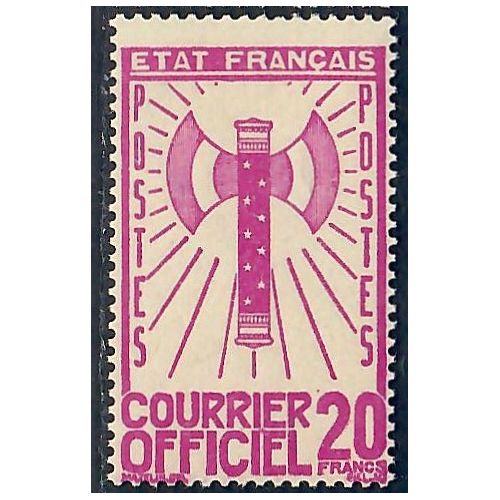 Lot A7027 - Service - N°15 Neuf ** Luxe