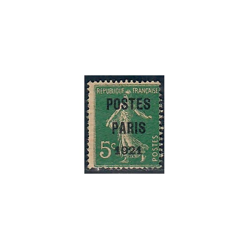 Lot A7018 - Préoblitéré - N°26 Neuf (*) sans gomme