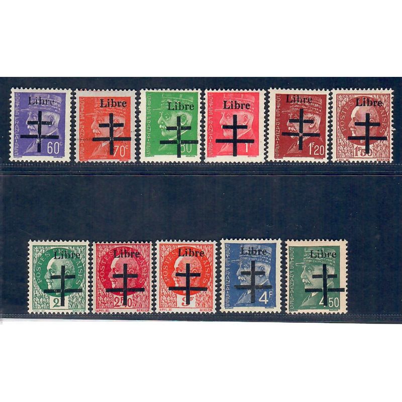 Lot A7118 - Libération Aigurande - N°1/11 *